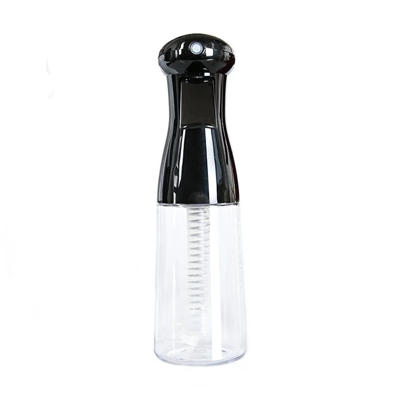 INNOVATIVE Spray Bottles Empty Spray Bottle 16.9oz/500ml 2 Packs Heavy Duty Premium Spring Continuous Spraying Bottles Mist/Stream Water, Alcohol, Chemical Bottle for Cleaning Solutions, Plants , Pets , Essential Oils, Hair, Cooking - (Clear, Black) 2pcs