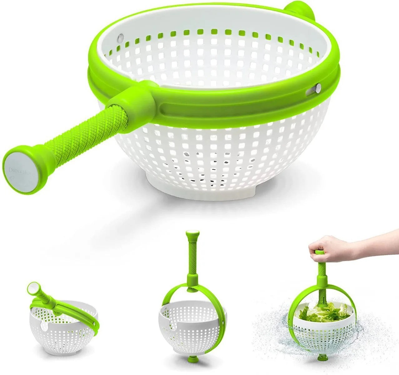 Multifunctional vegetable and fruit Rotating Drainage Basket