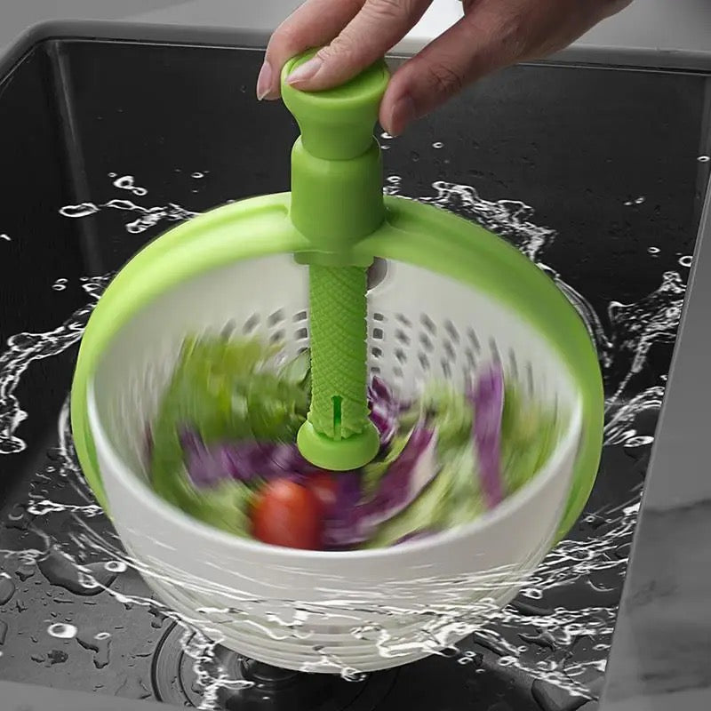 Multifunctional vegetable and fruit Rotating Drainage Basket