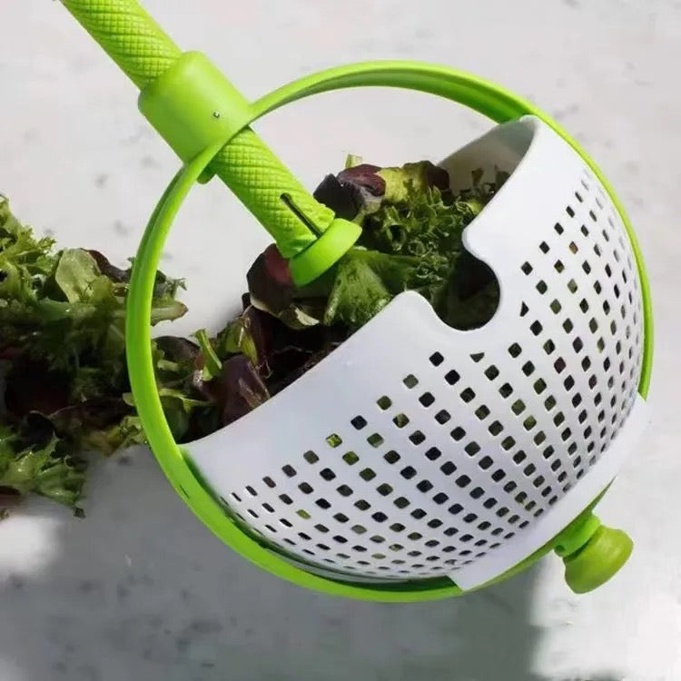 Multifunctional vegetable and fruit Rotating Drainage Basket