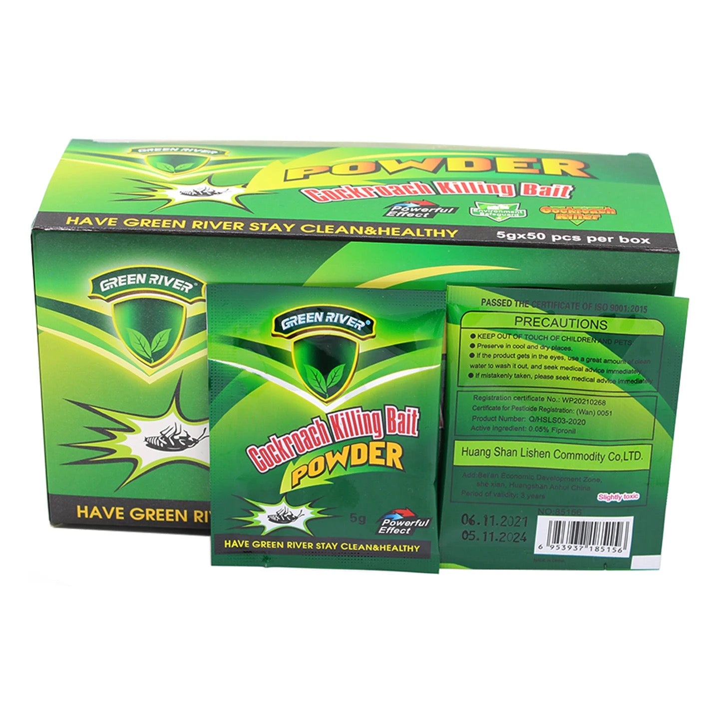 Cockroach Killer Powerful Fast Killing Effective Pest Powder with Bait Capability (50pcs)