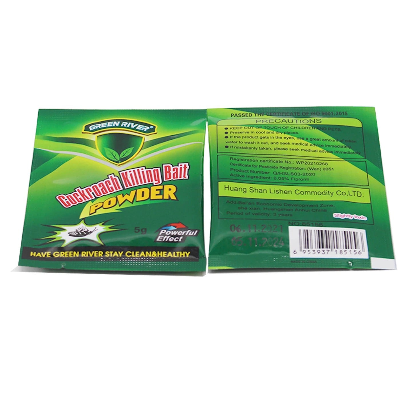 Cockroach Killer Powerful Fast Killing Effective Pest Powder with Bait Capability (50pcs)