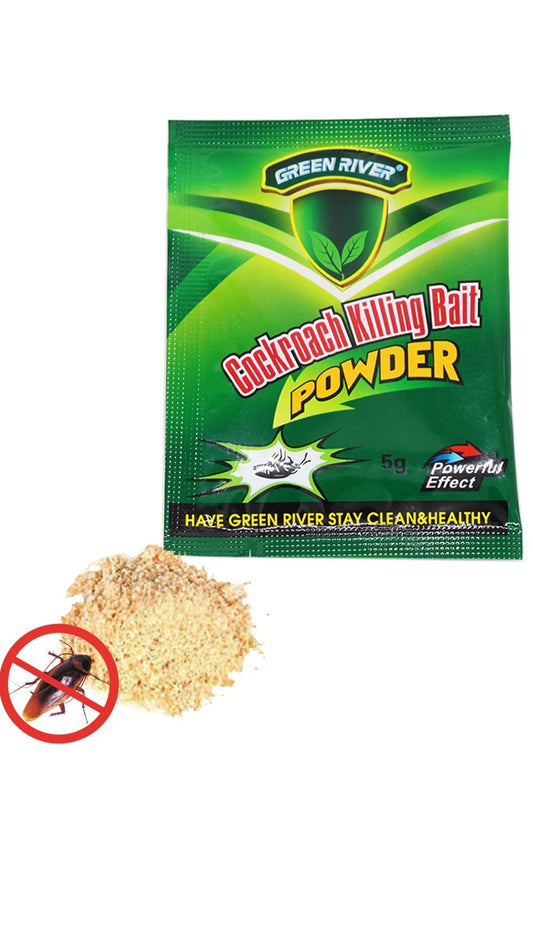 Cockroach Killer Powerful Fast Killing Effective Pest Powder with Bait Capability (50pcs)