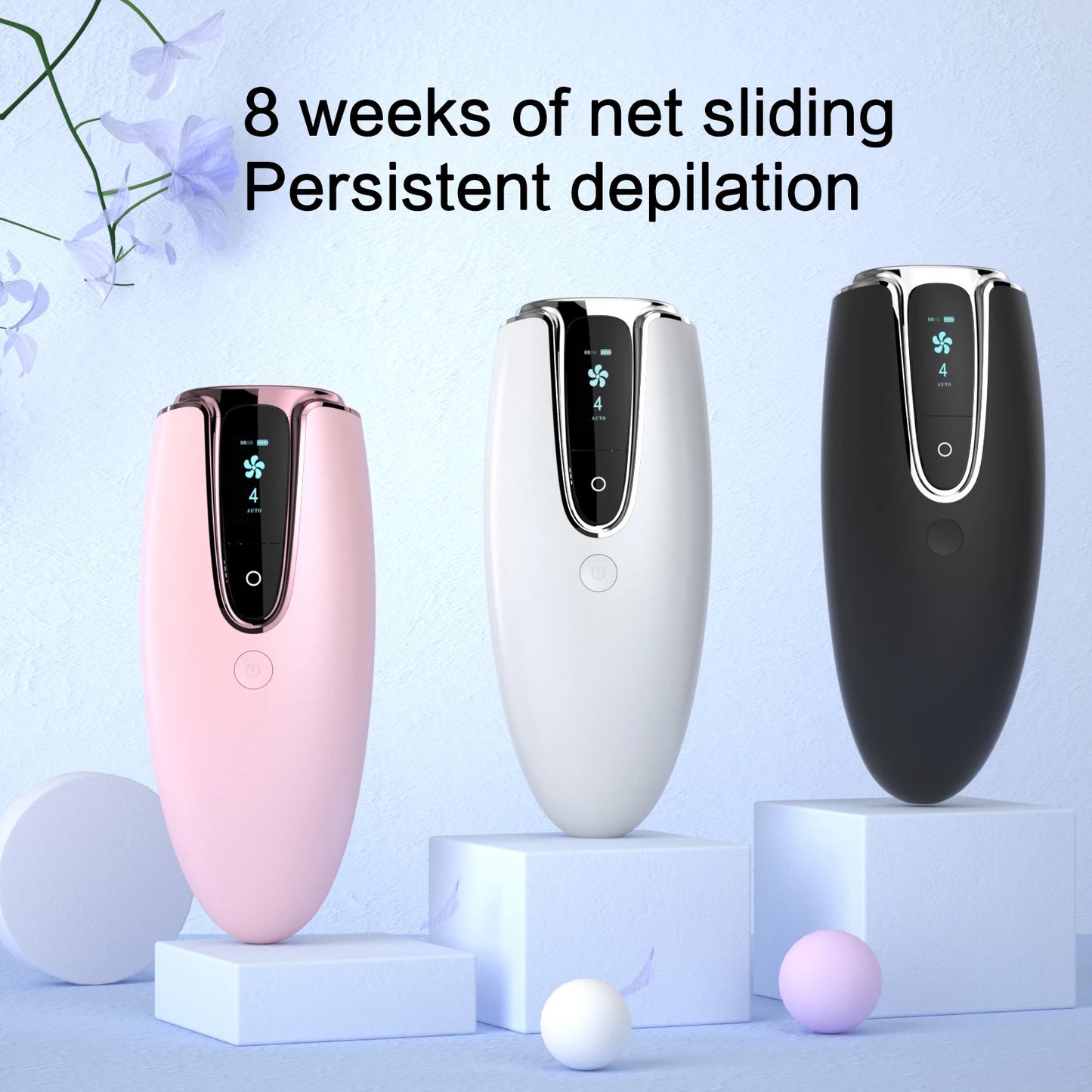 INNOVATIVE  Long-lasting Laser Hair Removal Device for Women & Men, Skin i·Expert, at Home Hair Removal, , 2in1 IPL Laser Hair Removal & Skin Rejuvenation Handset with Goggles & Shaving stick for Clinical Results in 10 Weeks