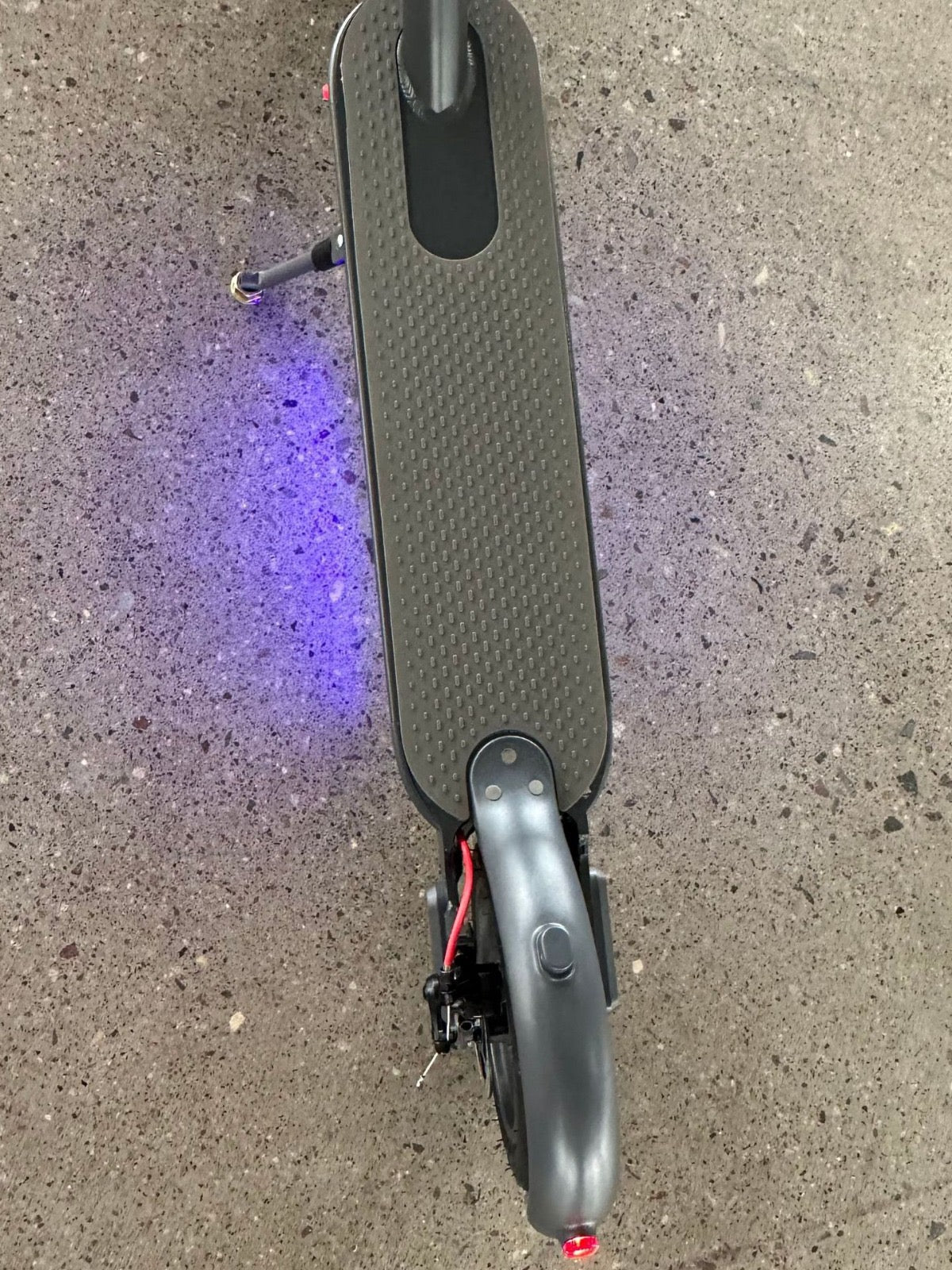 INNOVATIVE 10” inches Upgraded Front Shock Absorber Brushless Electric Motor 350Watt Motor(18mph/30km/h) LED Display Preview Speed At Any Time, With Seat , Side Step LED Strip - Headlight & Tail Light Commuting Electric Scooter for Adults